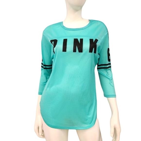 PINK Victoria's Secret Tops - PINK Mint Green Jersey sz XS